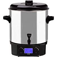 Pasteurizador de conservas DMS EA27.TDS de acero inoxidable- 27 litros- para bebidas calientes- temporizador- pantalla…
